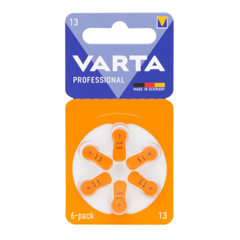 Varta 13 Numara Kulaklık İşitme Cihazı Pili 6'lı Paket