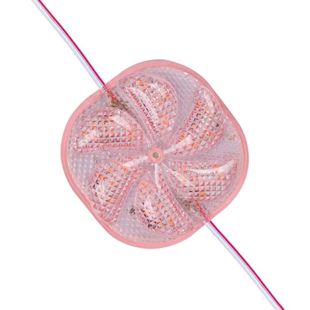 Powermaster PM-14709 12 Volt 3 Watt Pembe Sabit 6565-2835 Modül Led 65X65x12mm