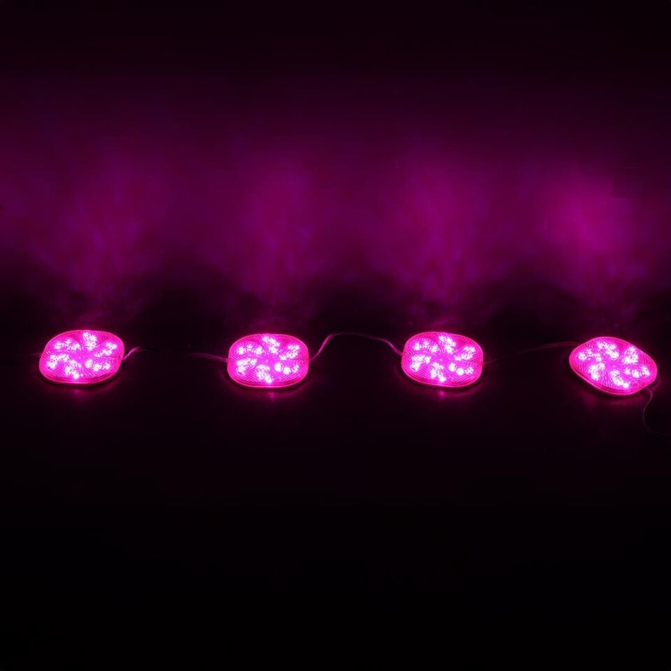 Powermaster PM-14709 12 Volt 3 Watt Pembe Sabit 6565-2835 Modül Led 65X65x12mm