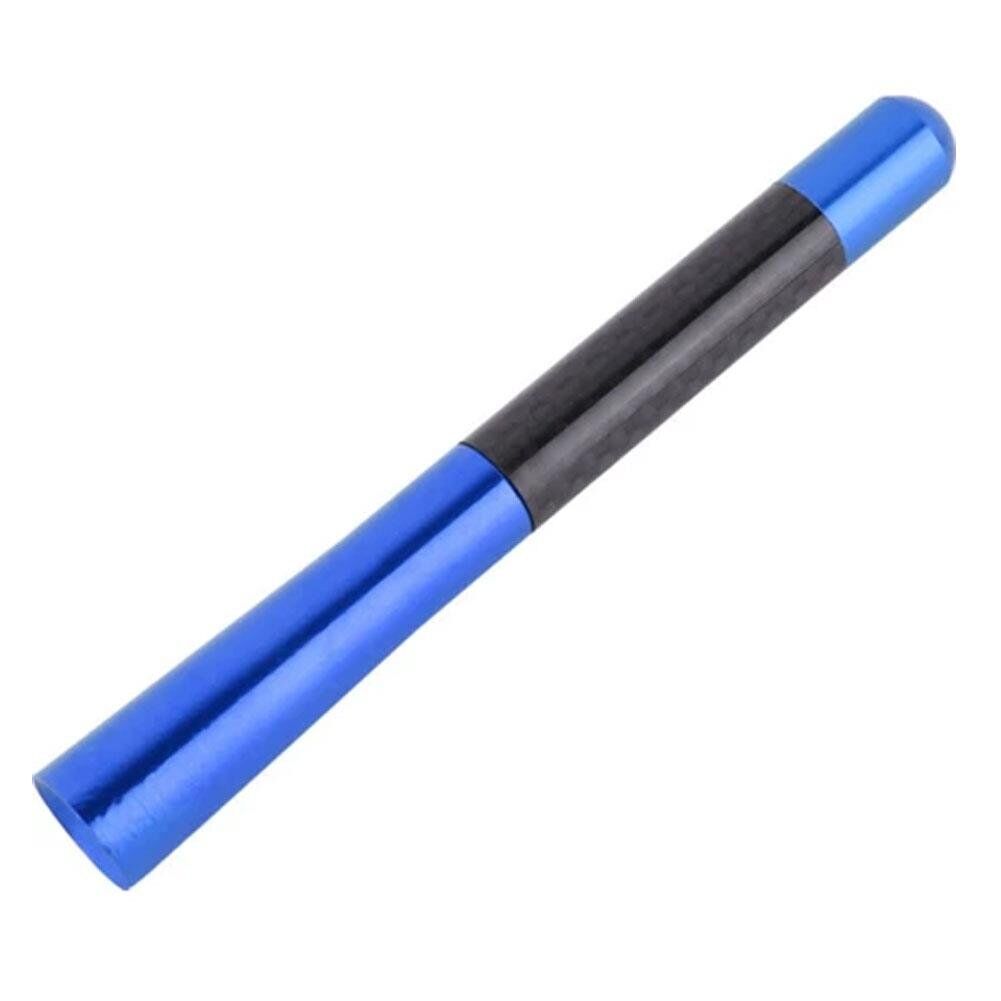 Ayt Magicvoice Mv-26308 Universal Mavi Karbon Fiber Oto Araç Teyp Çubuk Radyo Anteni 12 Cm