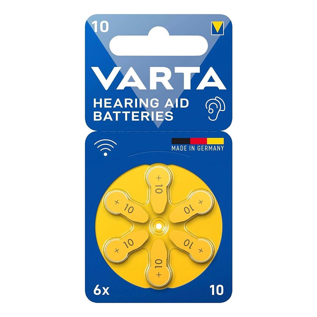 Ayt Varta 10 Numara Kulaklık İşitme Cihazı Pili 6 lı Paket