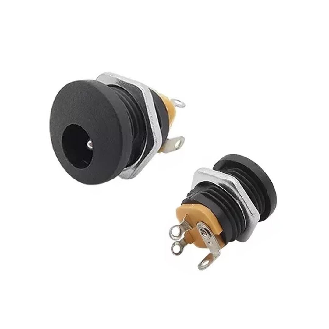 Ayt Intercom IC-258 2.5 mm Somunlu 12 mm Çap DC Jack Adaptör Soket Girişi