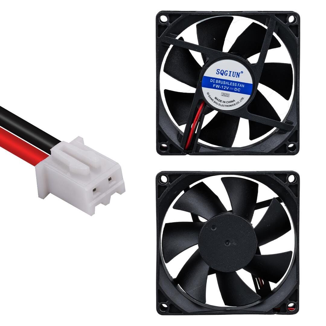 Ayt Powermaster IC-216 Fırçasız DC Fan 80X80x25mm 12 Volt 3 Pin 8x82.5 Cm Soğutucu Fan