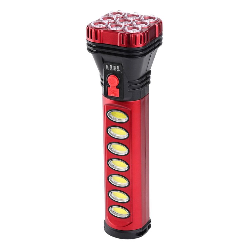 Powermaster HB-707-2 9+4 Ledli Solar + Şarjlı El Feneri Om-30