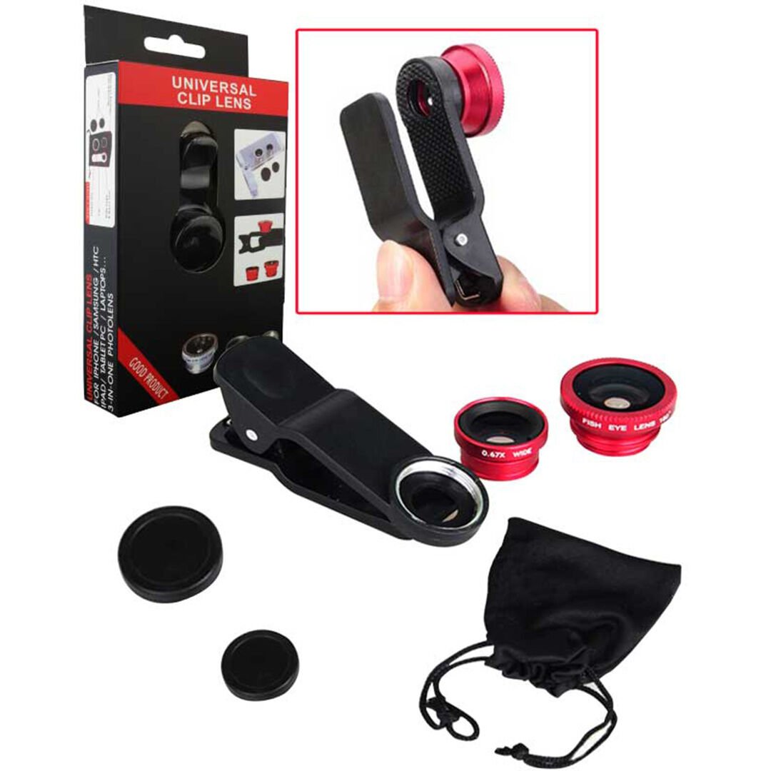Ayt Powermaster Universal Telefon Lens Kiti 2 Lensli Cep Telefonu Kamera Lens