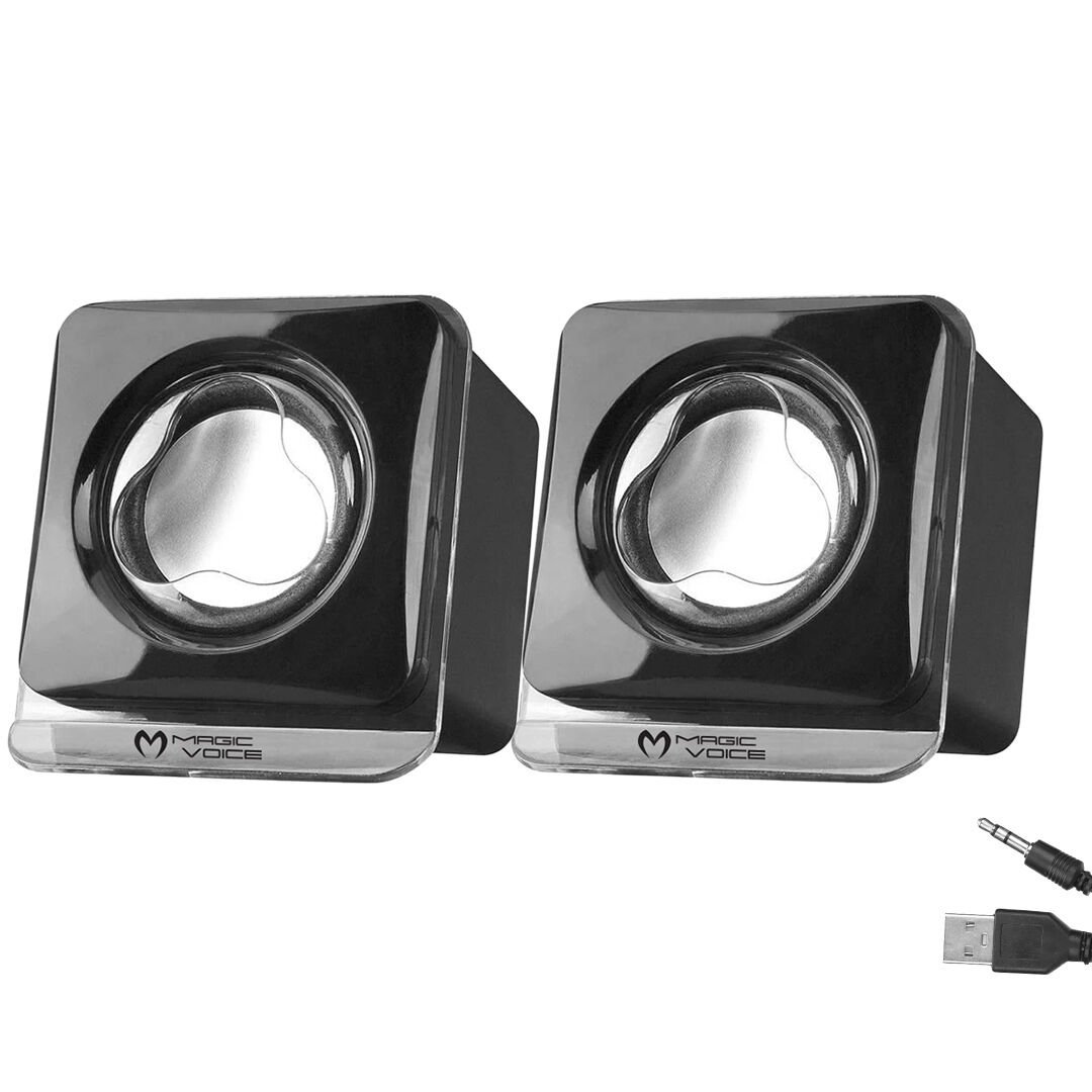 Ayt Magicvoice A-06 1+1 Usb Bilgisayar Pc Yanı Hoparlör 2x3 Watt Ses Sistemi Kolon