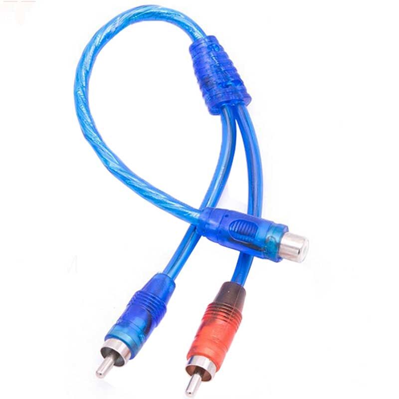 Powermaster Anfi Y Kablo 1 Dişi 2 Erkek 25 Cm Silikon Kablo Amfi Y Kablo Rca Cadence Kablo