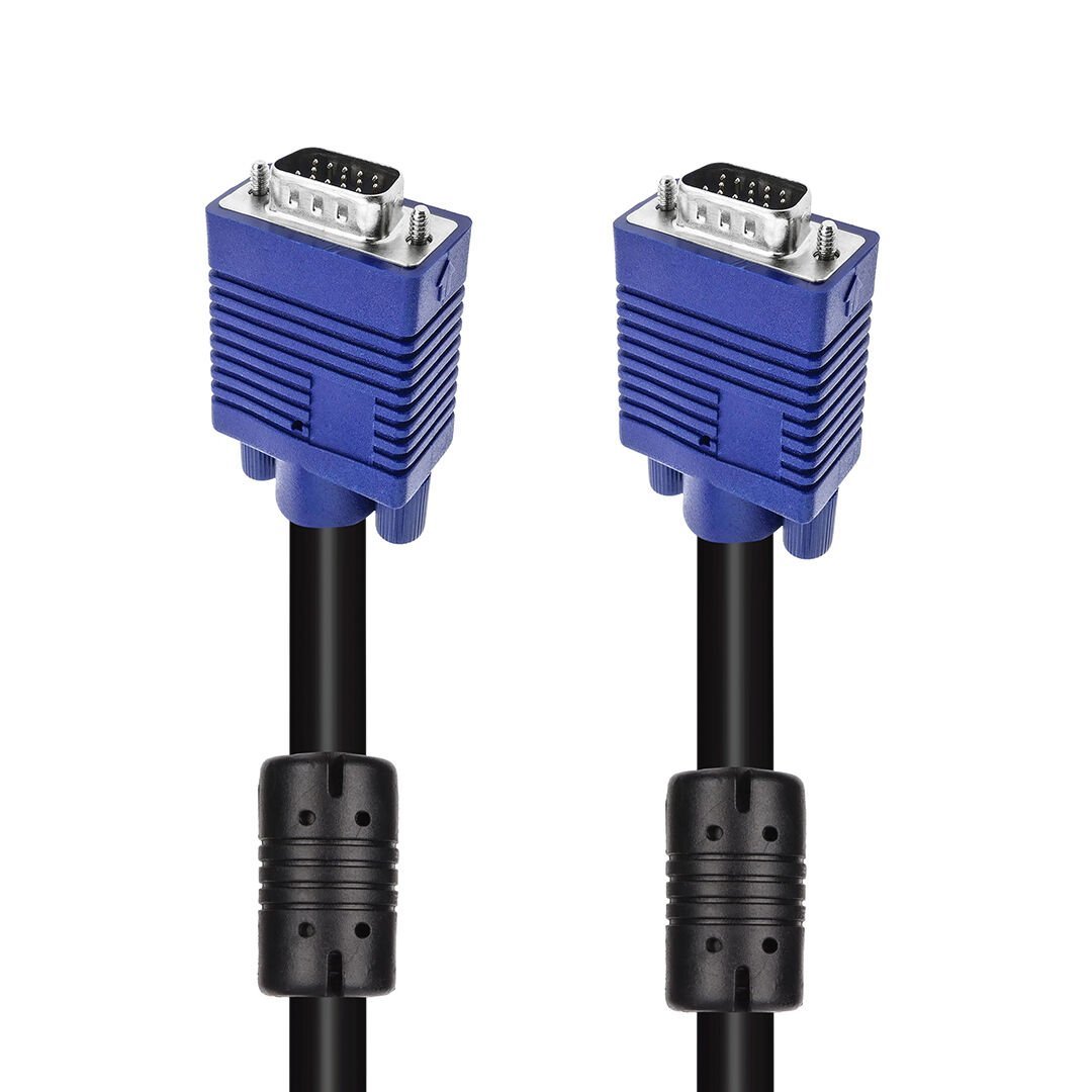 Ayt 15 Pin 2 Ucu Erkek 30 Metre VGA Kablo Bilgisayar Monitör Projeksiyon Görüntü Kablosu 30 Metre