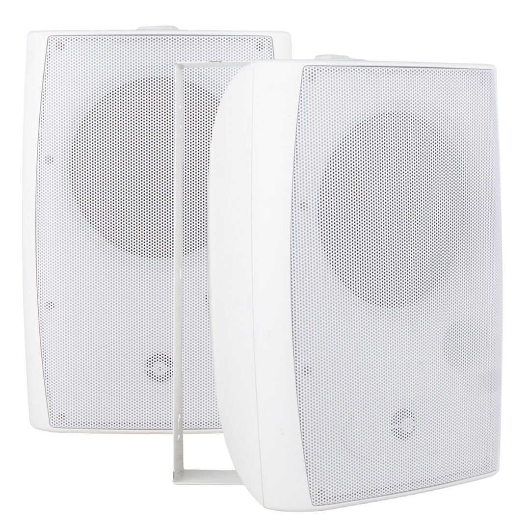 Ayt Magicvoice MV-20969 İki Yollu 8 20cm 250W 100V Trafolu Beyaz Duvar Tipi Hoparlör Cami Okul Salonu Hoparlörü