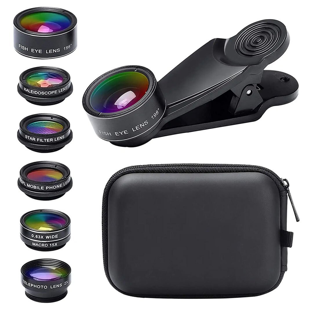Ayt Powermaster PM-25951 Telefon Kamera 6 lı Lens Kiti Cep Telefonu Kamera Lensi