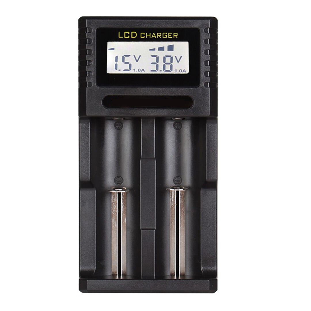 Powermaster 4.2 Volt 2 x 0.5 Amper Pil Şarj Cihazı Li-on Pil Şarj Aleti AA AAA Ni-MH 26650 18650 18350 17500