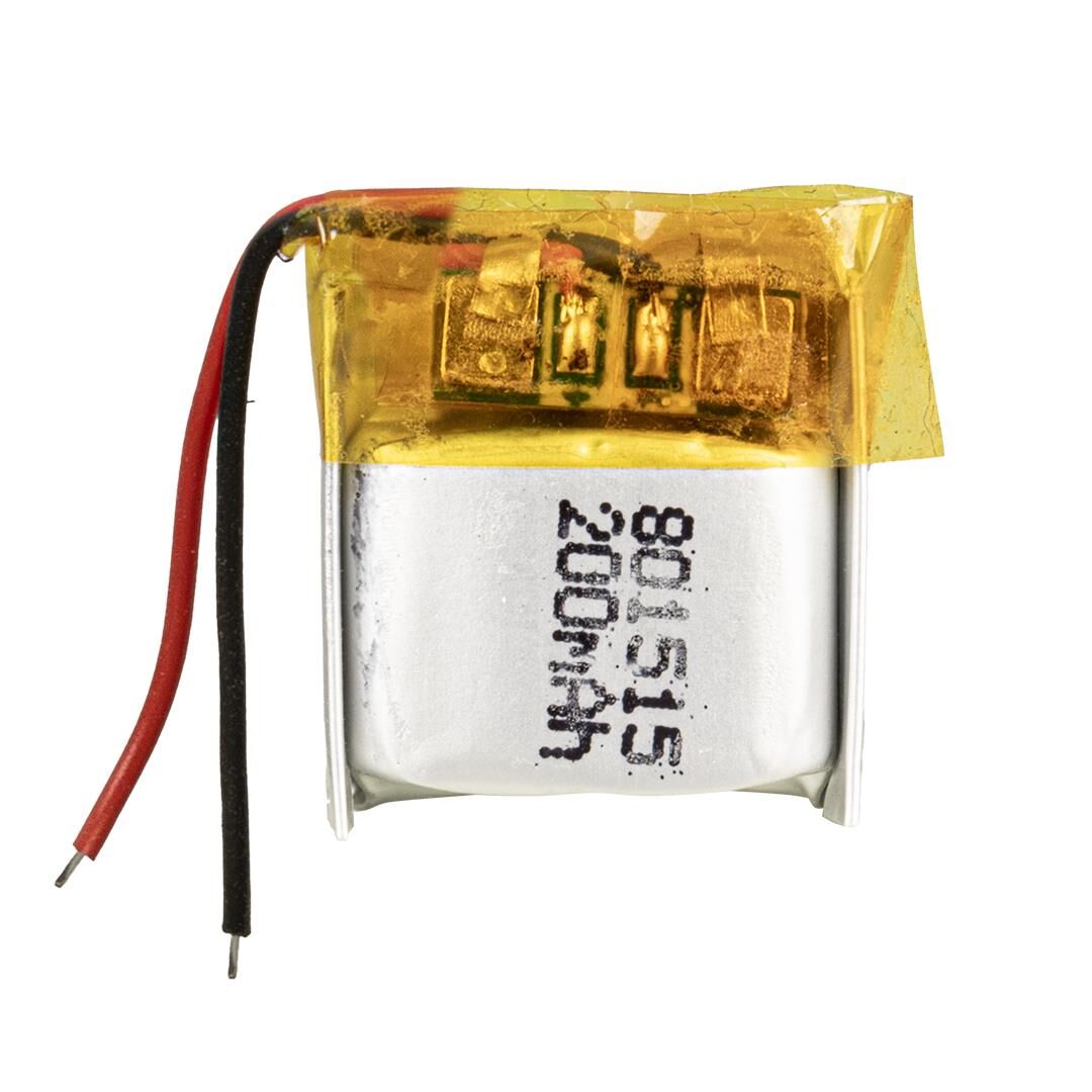 Ayt Powermaster 801515 3.7 Volt 200 Mah Lityum Polimer Pil 80x15x15 mm Akıllı Saat Kulaklık İntercom Pili