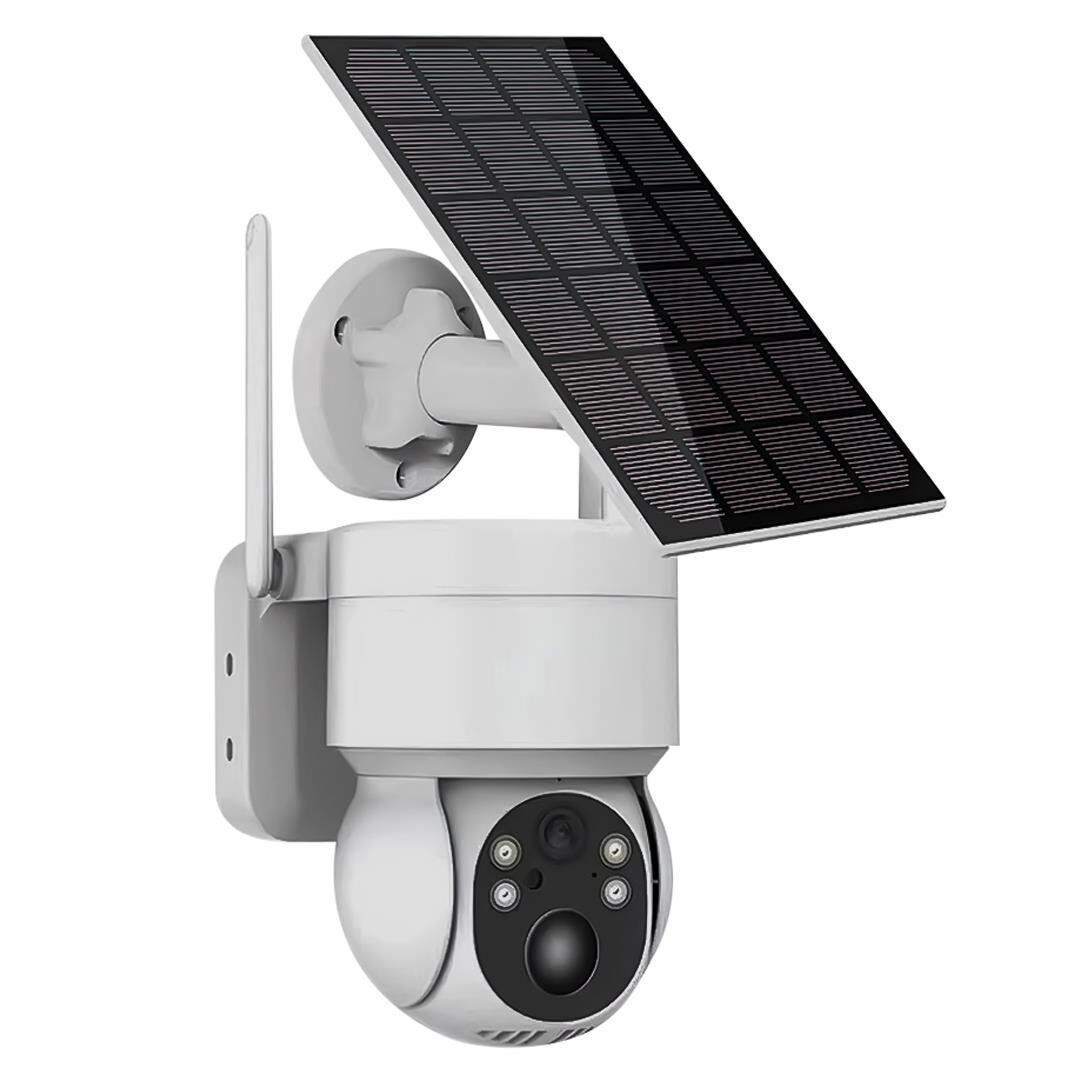 Ayt Powermaster PM-26196 Solar Güneş Panelli Dış Mekan Wifi Kamera İp Kamera 4 MP 1080P Icsee Telefondan İzlenebilir