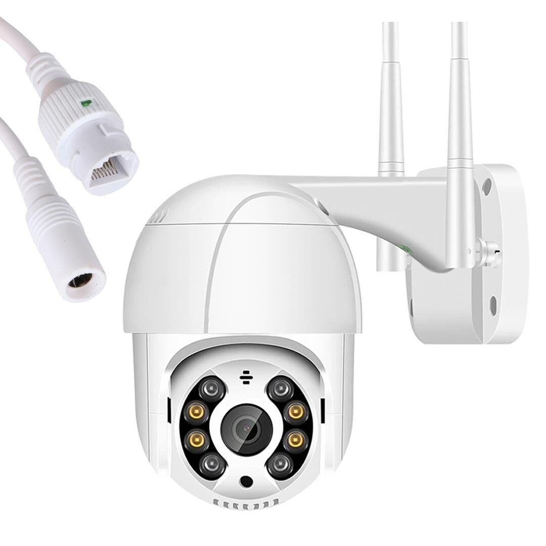 Ayt Powermaster PM-26198 Dış Mekan Wifi Poe Ethernet Kamera 4 MP 1080P icsee Destekli İp Güvenlik Kamerası Cep Telefonundan İzlenen