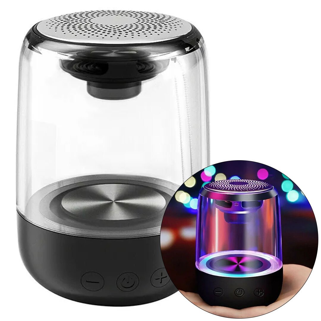 Magicvoice Mv-24695 600 Mah Taşınabilir Rgb Mikrofonlu Aux Tf Kart Bluetooth 3 Watt Mini Speaker Hoparlör Ses Bombası
