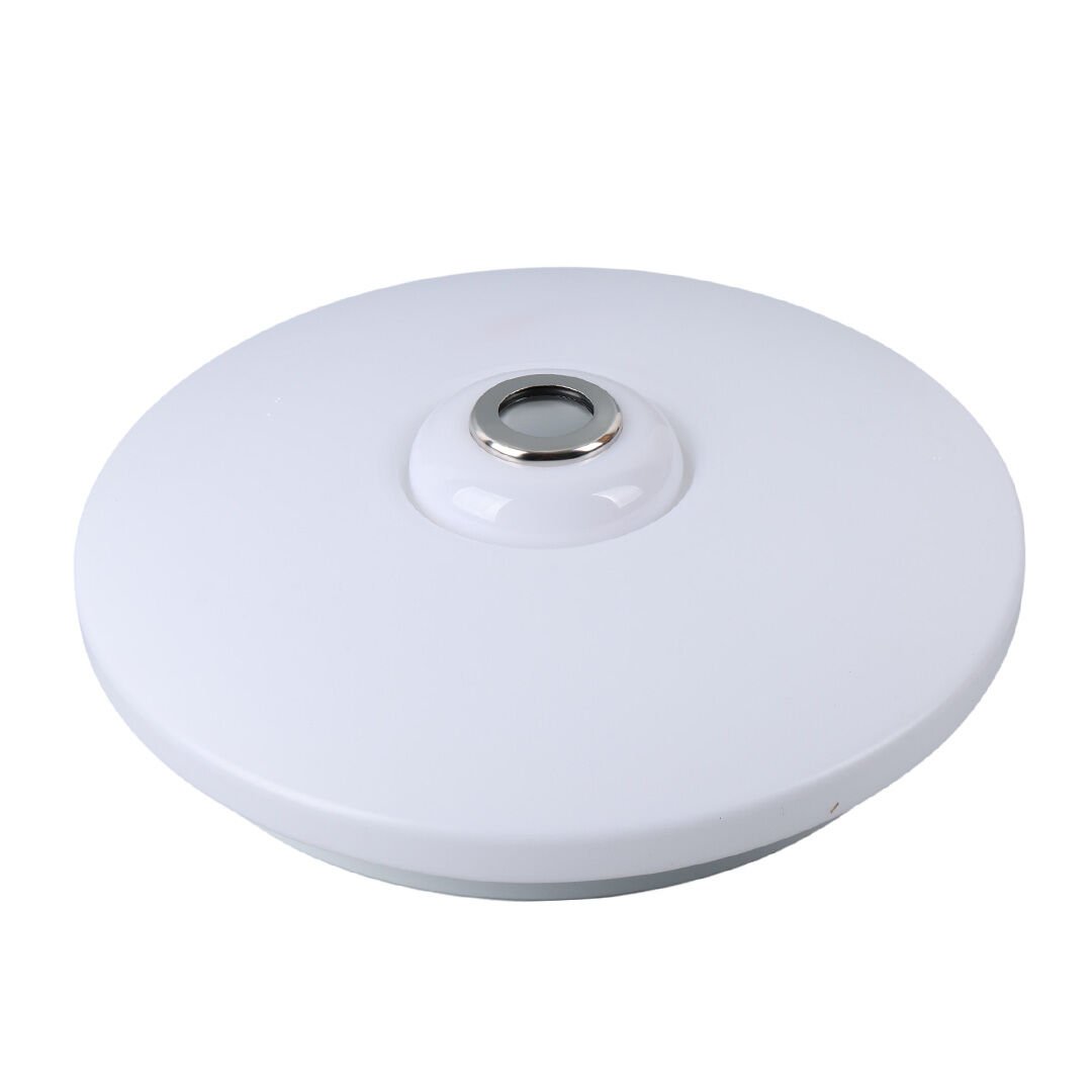 Ayt Poweramster PM-27331 Beyaz 34x9 Cm 24 Watt Bluetooth Hoparlörlü Tavan Aydınlatma Ses Bombası Hoparlör