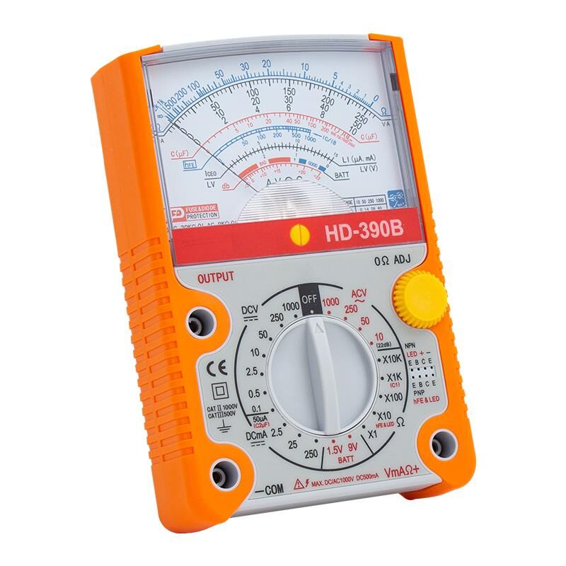 Ayt Powermaster HD-390B Geniş Ekran Analog Multimetre Ölçü Aleti Ac Dc Akım Gerilim Ölçer