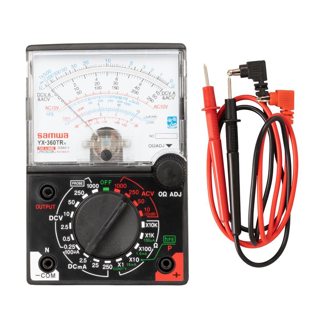 Ayt Powermaster YX-360TRN Analog Ölçü Aleti Multimetre Transistör Entegre Devre Ac Dc Ölçer Ölçüm Cihazı