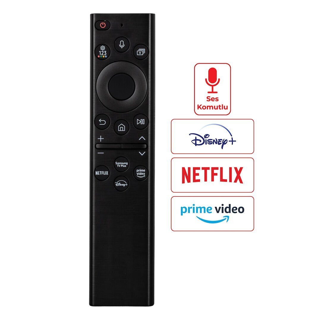 Weko Kl Samsung Rm-G2300 V2 Netflix Prime Video Samsung Tv Plus Tuşlu Sesli Komutlu Lcd Led Tv Kumandası Kumanda