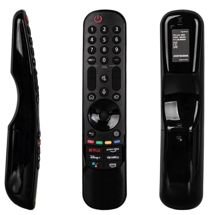 Ayt Lg AKB76039906 Netflix Prime Video Shahid Vip Alexa Tuşlu Ses Komutsuz Lcd Led Tv Kumanda