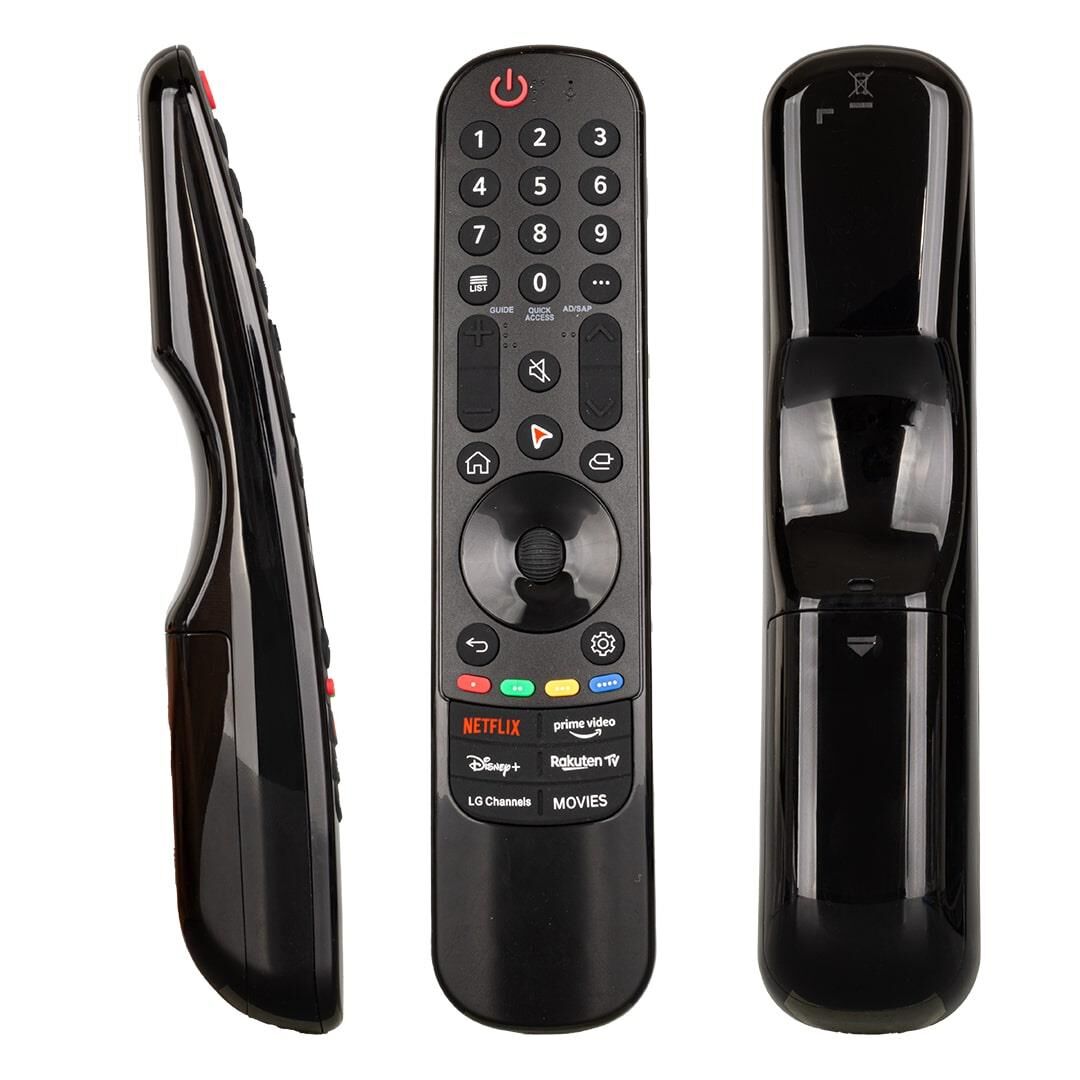 Ayt KL LG Uyumlu MR21GA AKB76036204 Netflix-Rakuten TV-Prime Video-Disney+ Tuşlu LG Air Mouse Sihirli Kumanda