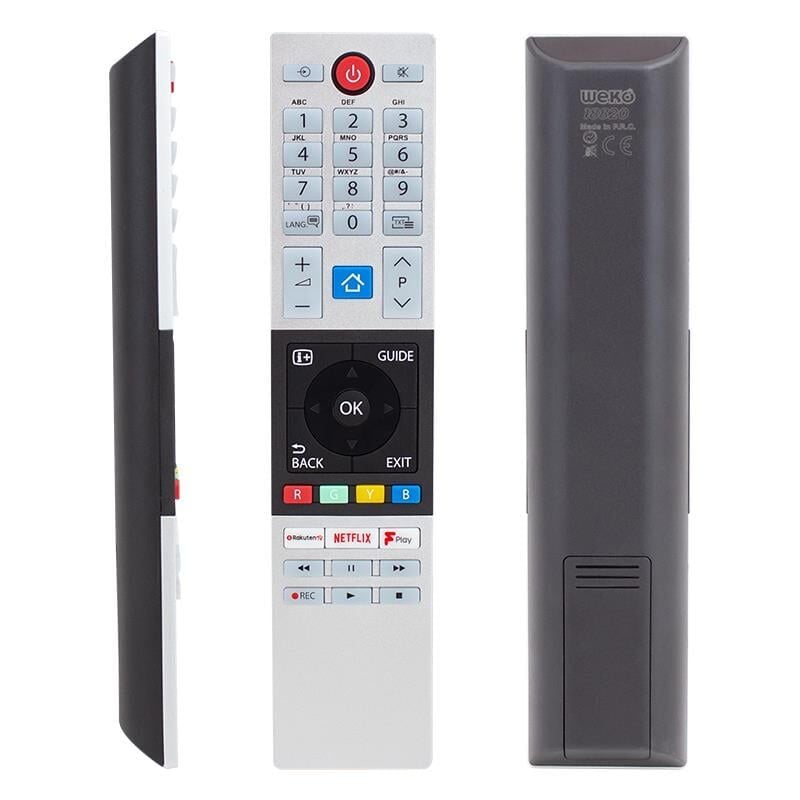 Ayt Toshiba Uyumlu CT-8533 Netflix-Play-Rakuten Tv Tuşlu Lcd-Led Tv Kumanda