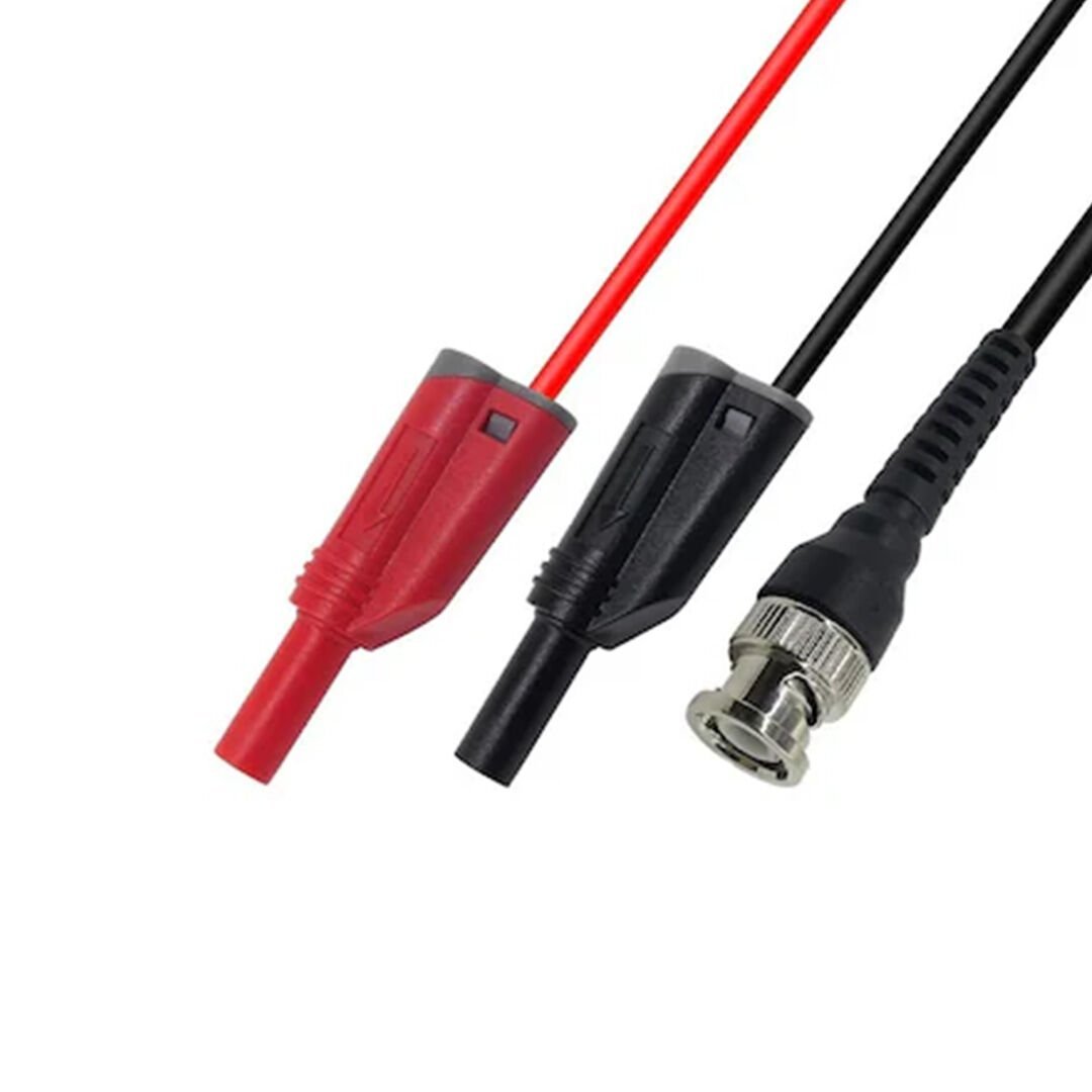 Powermaster 2x 4mm Banana Fişli BNC Kablo Kamera Soketi Kablosu Konnektör