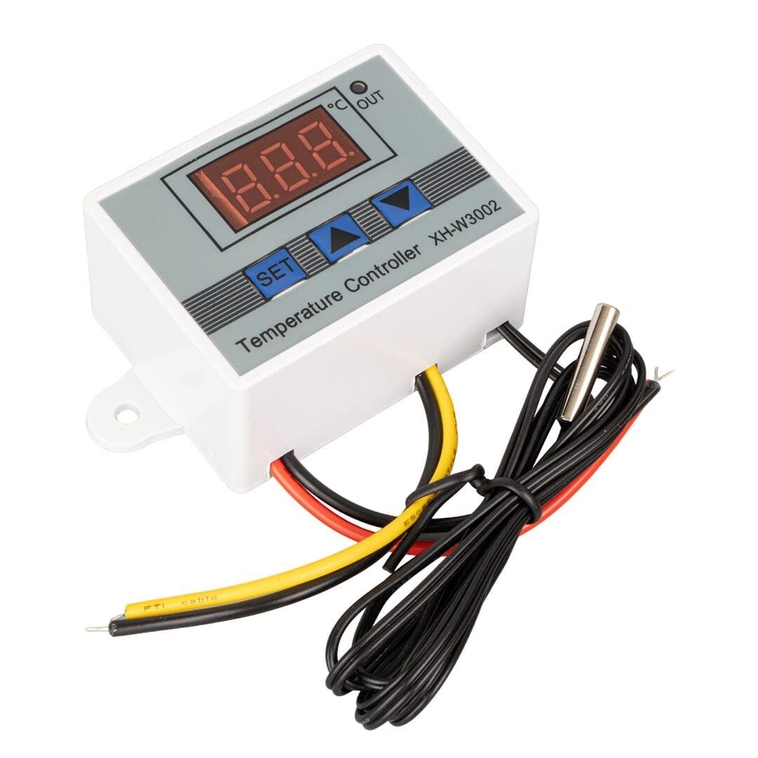Powermaster XH-W3002 Dijital Kuluçka Sıcaklık Termostat Kontrol Anahtarı Modülü 220V