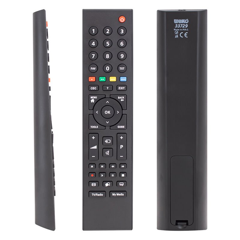 Ayt Arçelik Beko Uyumlu Media Tuşlu RC3214803-TP6187R-P1-M7485600127X Lcd Tv Kumandası
