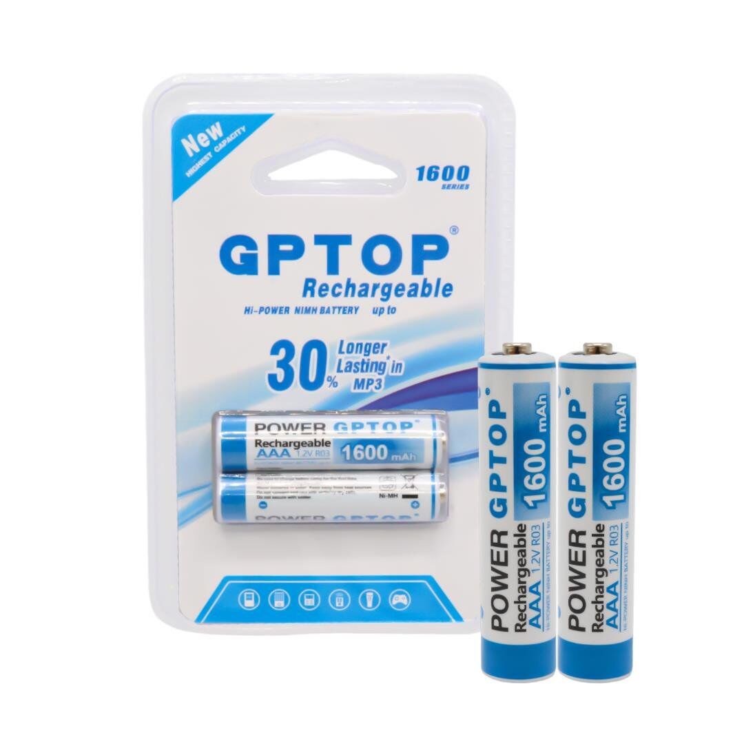 Powermaster PM-9539 Ni-MH 1.2V 1600Mah AAA Şarj Edilebilir Şarjlı İnce Kalem Pil (2'Li Paket)