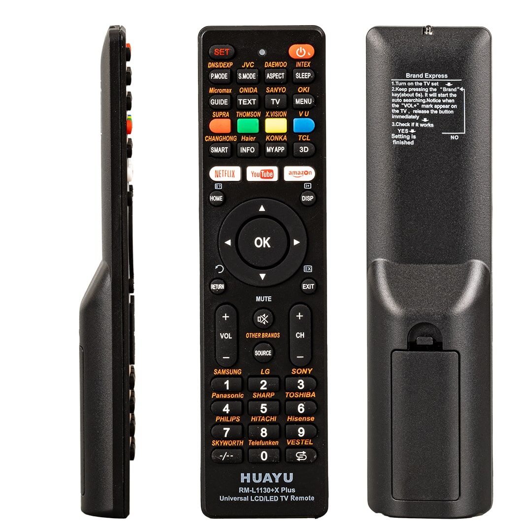 Ayt Huayu Kl Rm-L1130 X Plus Siyah Universal Tv Kumandası