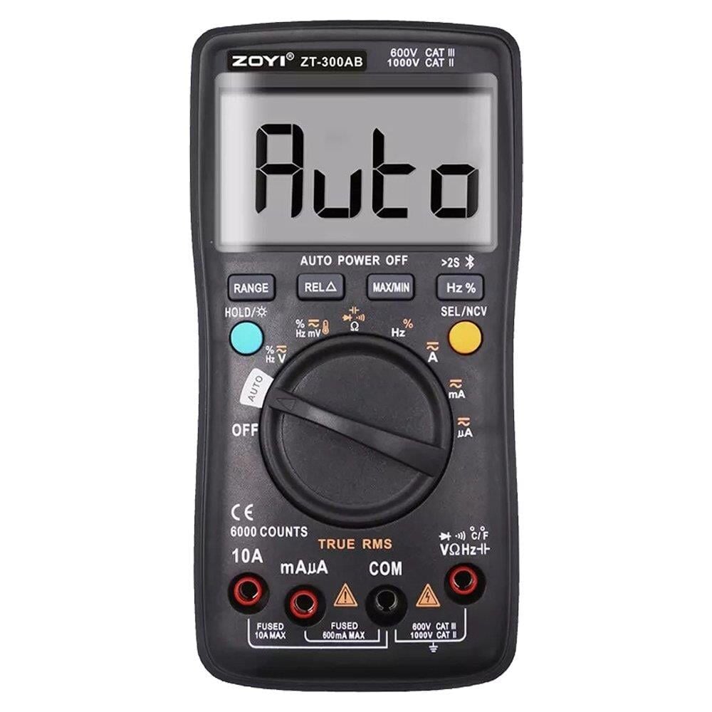 Ayt Zoyi ZT-300AB Bluetooth Ölçü Aleti Multumetre Ac Dc Akım Ölçer