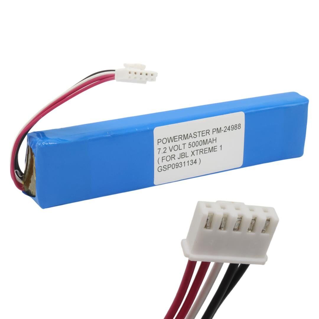 Ayt Powermaster Pm-24988 7.4V 5000mAh Li-ion Lityum Batarya JBL Xtreme1 Pili Uyumlu 144x34x18mm