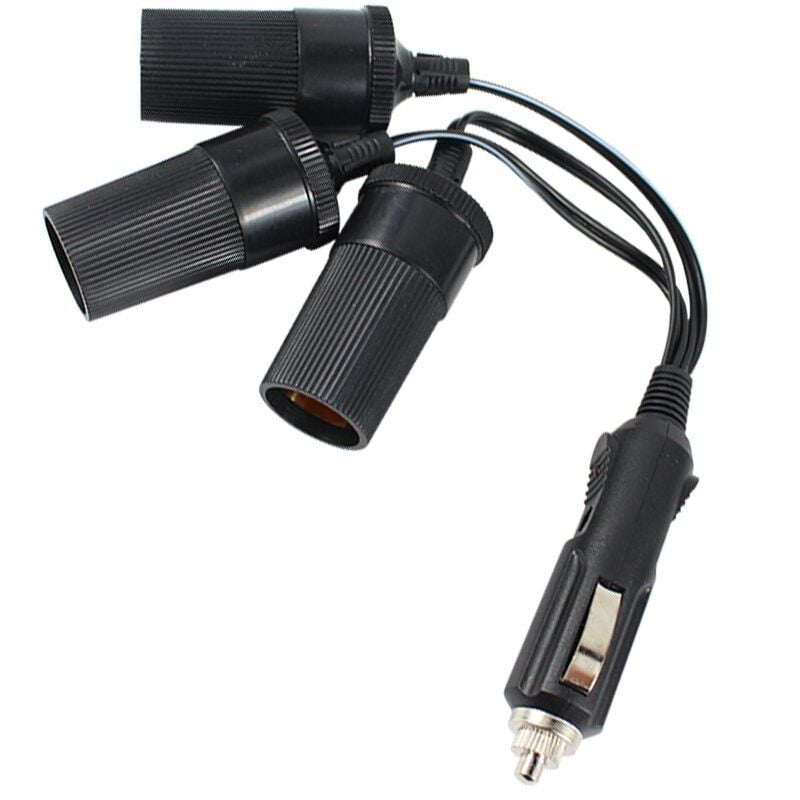 Powermaster Çakmak Fiş Çoklayıcı 3 lü 1 Erkek 3 Dişi Oto Çakmaklık Çoğaltıcı Araç İçin