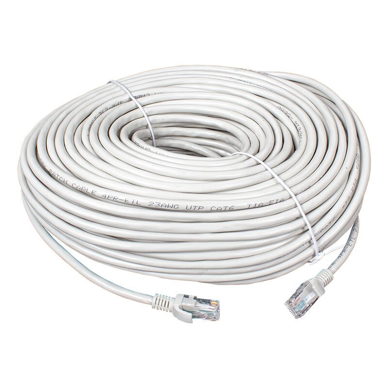 Powermaster Cat6 40 Metre Ethernet Kablo Soket Jack Uçları Takılı Hazır İnternet Kablosu