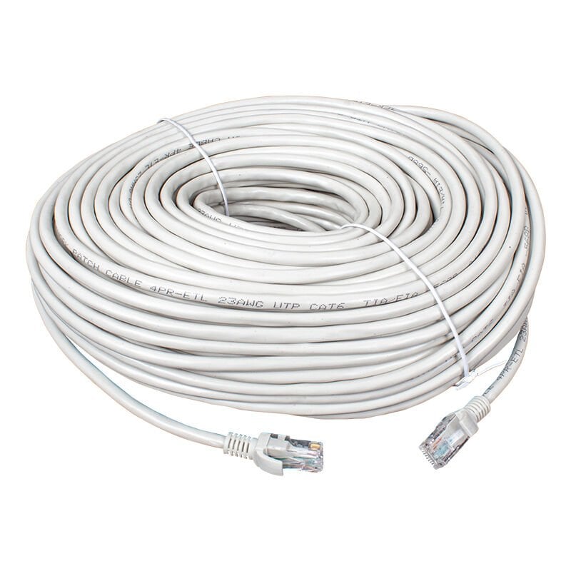 Powermaster Cat6 40 Metre Ethernet Kablo Soket Jack Uçları Takılı Hazır İnternet Kablosu