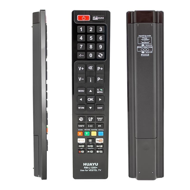 Ayt Huayu RM-L1200+ Netflix YouTube Tuşlu Vestel Universal Lcd Led Tv Kumandası Uzaktan Kumanda