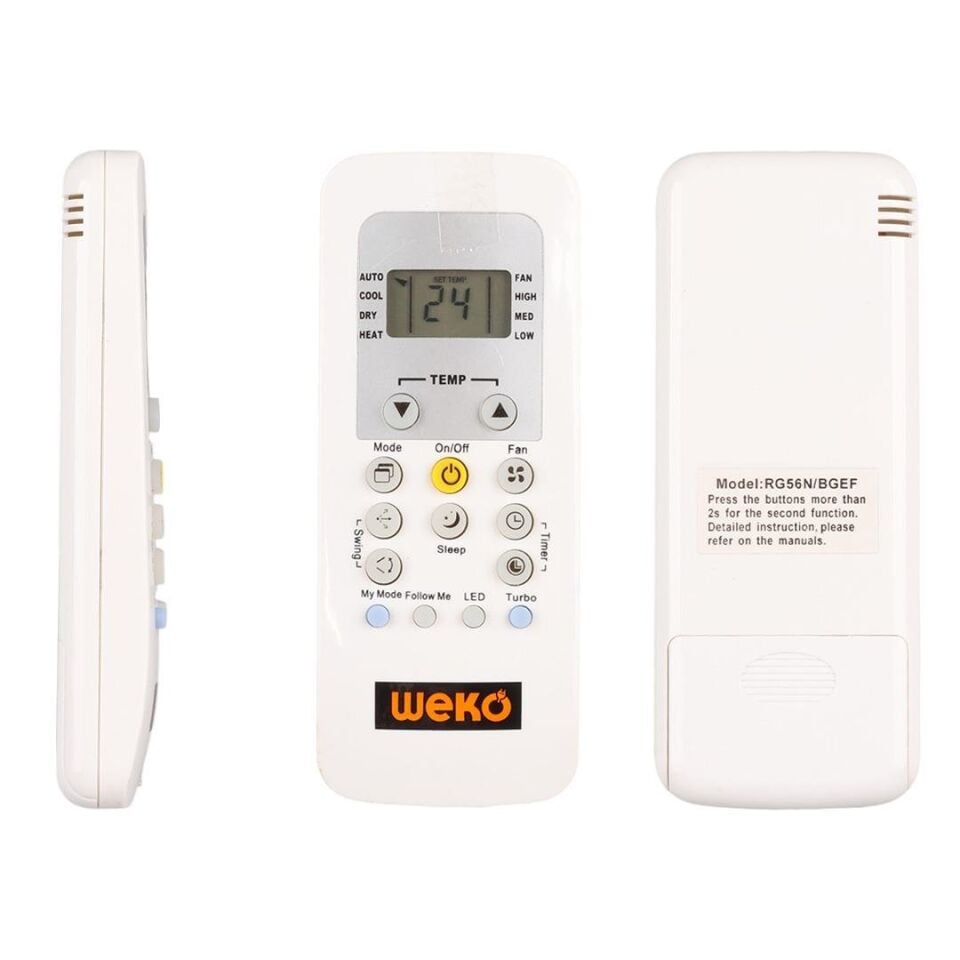 Ayt Carrıer Uyumlu Rg56N Klima Kumanda