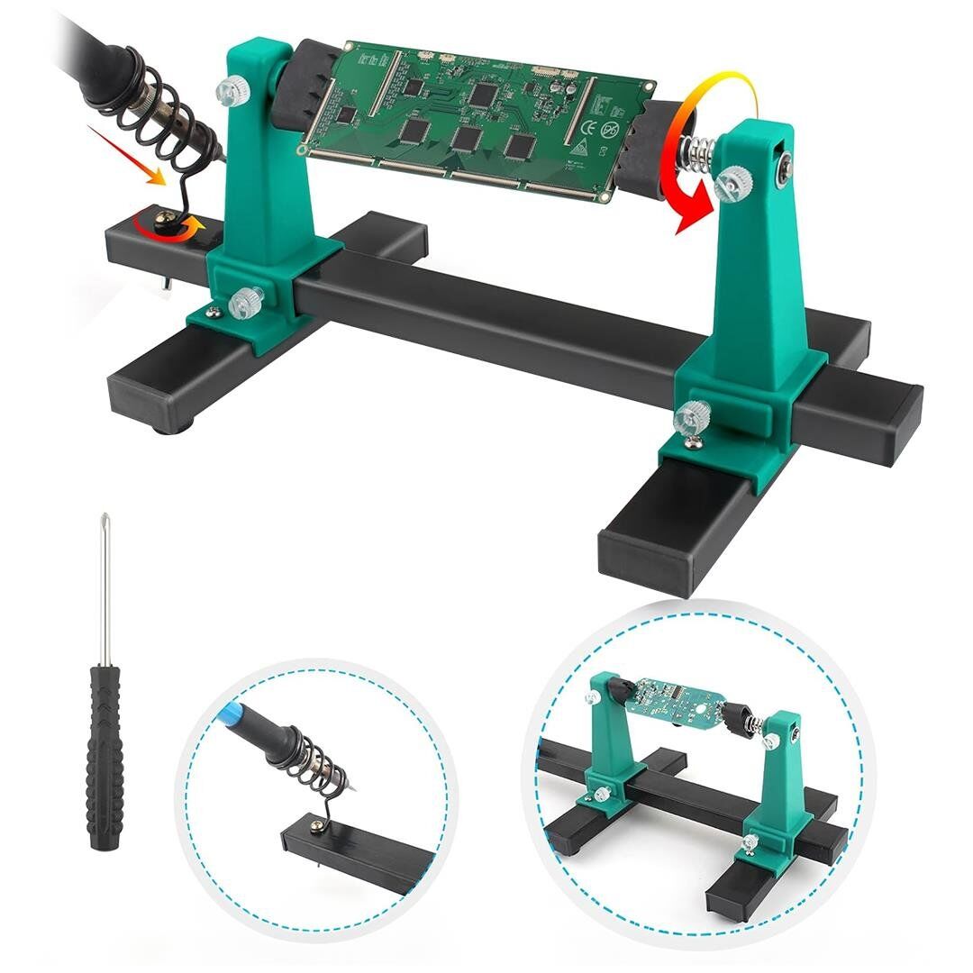 Ayt Powermaster PM-26594 Ayarlanabilir PCB Levha Board Tutucu Lehim Havya Tamir Standı Tutacağı