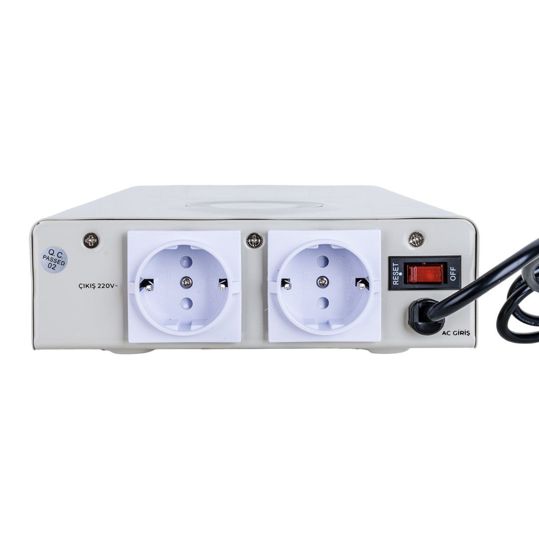 Powermaster Slim-2000 Otomatik 1200 Watt Voltaj Regülatörü 2000VA (Kombi Regülatörü)