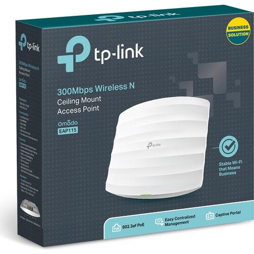 TP-Link EAP115 300 Mbps Kablosuz N Tavan Tipi Access Point