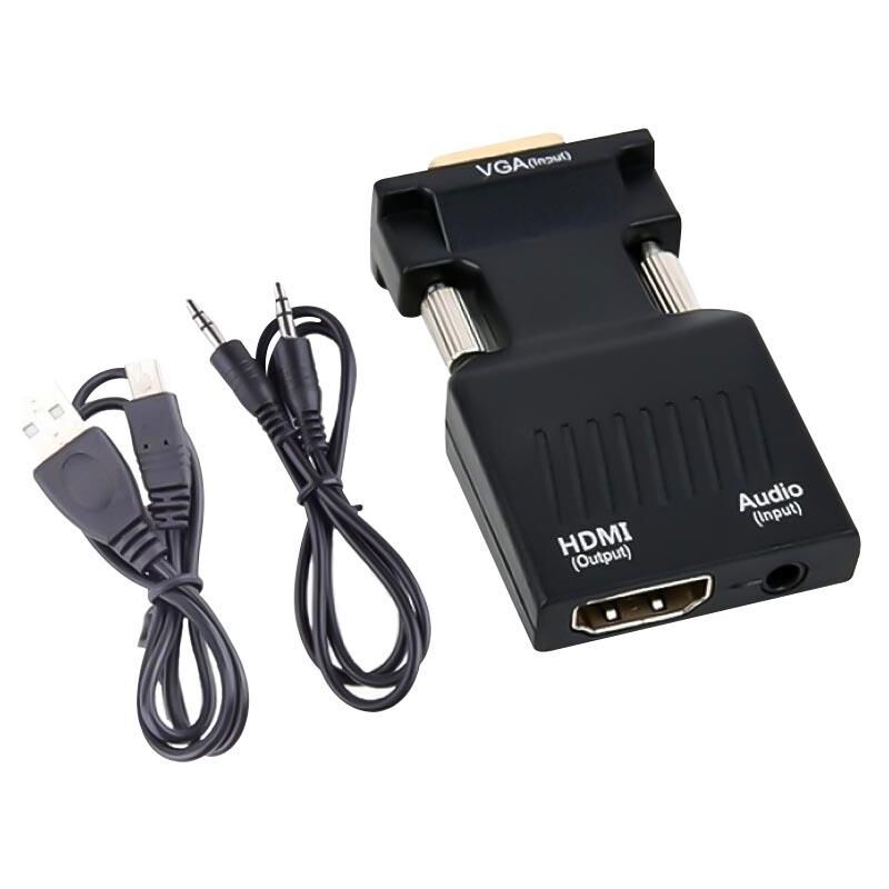 Ayt Powermaster Pm-4276 Audio Çıkışlı Vga To Hdmi Çeviciric Adaptör Vga Çıkışını Hdmi Girişine Dönüştürücü Aparat