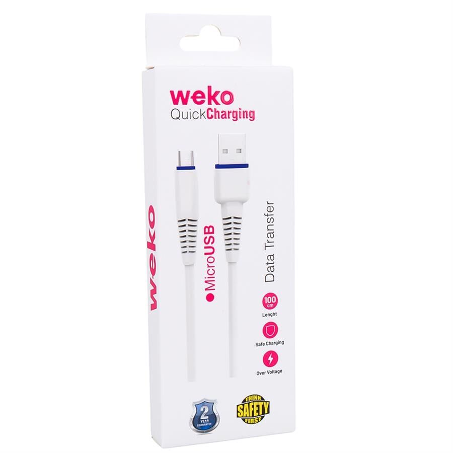Weko WK-22020 Usb To Micro USB Şarj Kablosu 1 Metre Cep Telefonu Şarj Aleti Kablosu