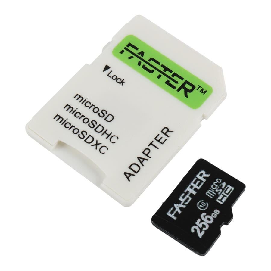 Faster 256 GB UHS-I U1 Sınıf 10 Micro SDHC Hafıza Kartı