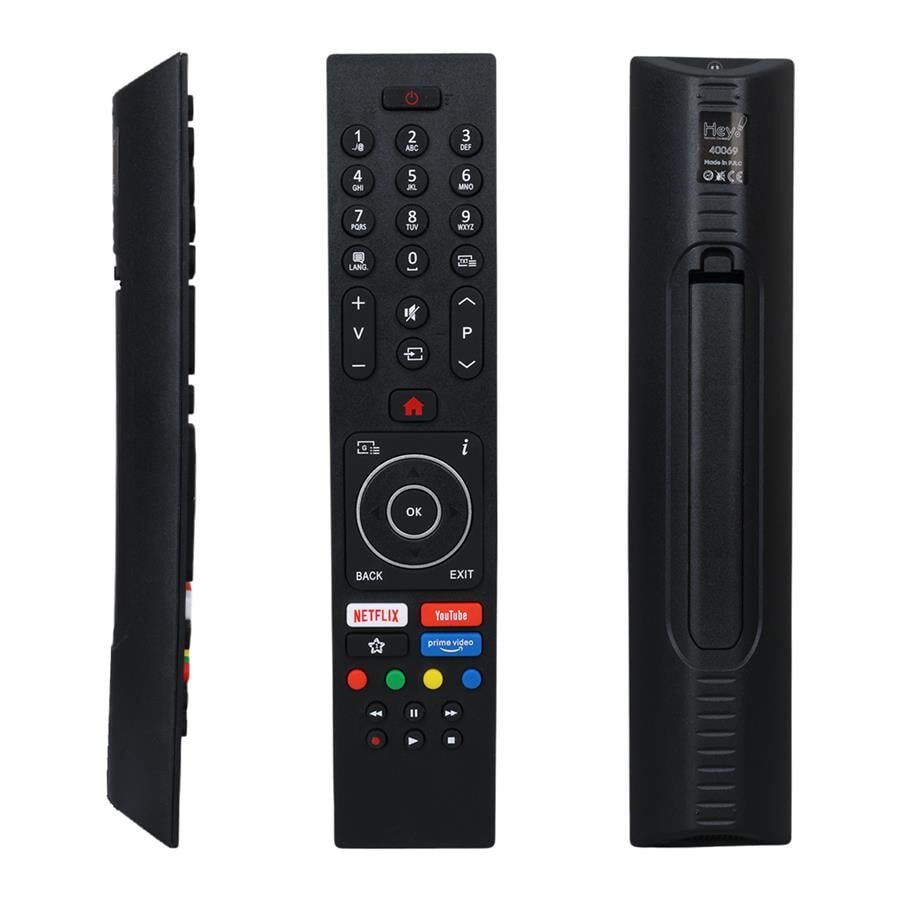 Vestel RC43135P 55FB7300 Netflix Youtube Prime Video Tuşlu Lcd Led TV Kumanda