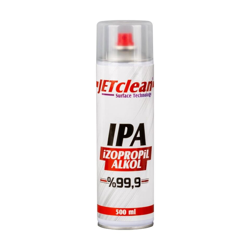 Jetclean 500 Ml İpa İzopropil Alkol Sprey Lens Tv Monitör Hassas Cam Temizleme Spreyi Cam Lens Monitör Devre Kartı