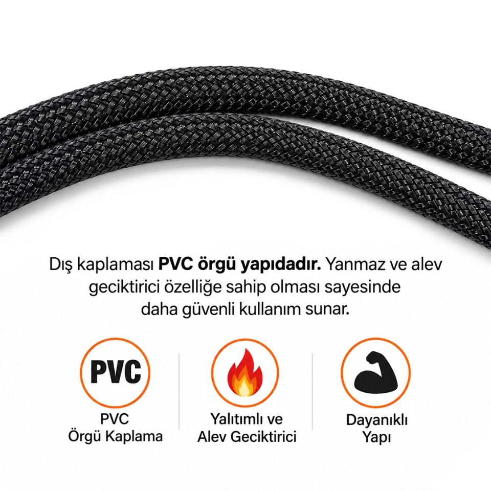 Powermaster PM-38402 25 Cm 4 Pin Pwm Erkek Dişi Fan Uzatma Kablosu