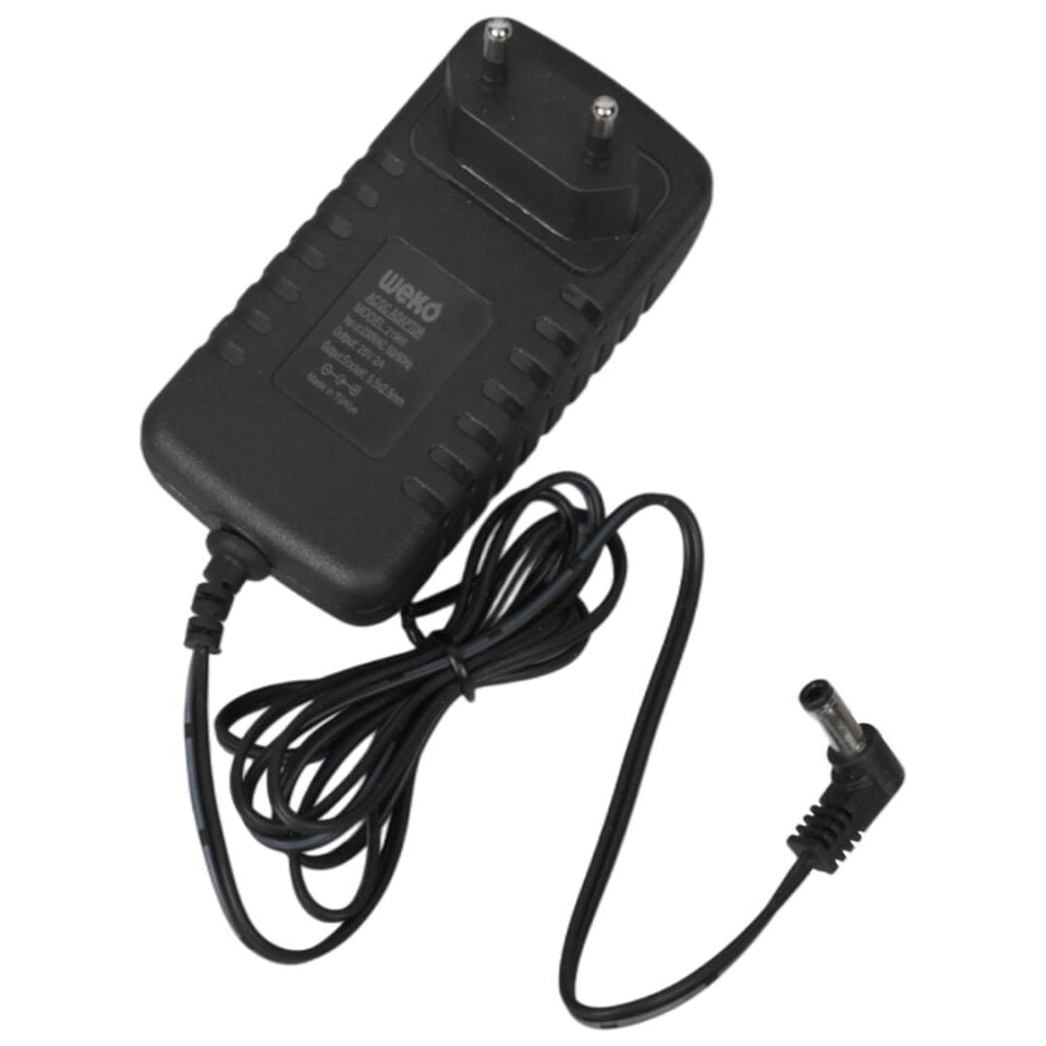 Weko WK-21966 25 Volt - 2 Amper - 50 Watt 5.5*2.5 Mm L Uçlu Kırmızı Yeşil Ledli Yerli Üretim Şarjlı Matkap Adaptörü