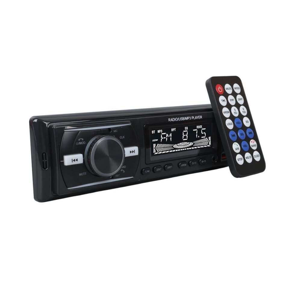 Ayt Carstar CS-920 Çift Usb Sd Hafıza Kartı Fm Radyo Aux Bluetooth Araç Teyibi Kumandalı Oto Teyp 4X60 Watt Dijital