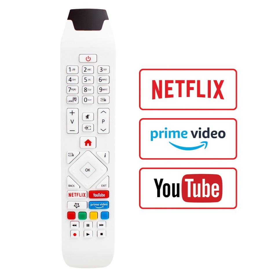 Ayt Vestel RCA343140P Uyumlu Youtube Netflix Prime Video Tuşlu Lcd Led Tv Kumanda Uzaktan Kumanda